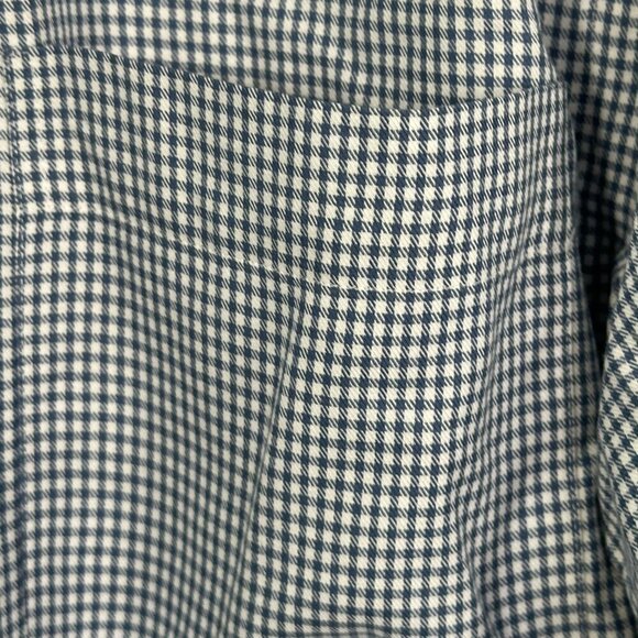 Jos A Bank Shirt Mens 16 Travelers Collection Blue Check Cotton Pocket Tailored - Picture 4 of 6